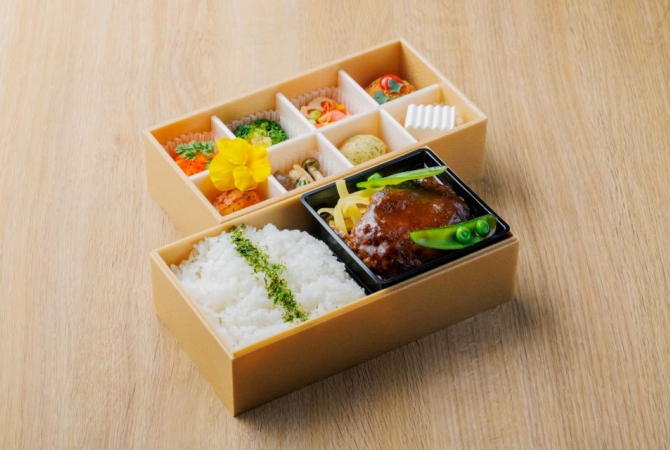 仙台牛の煮込みハンバーグ(二段重）